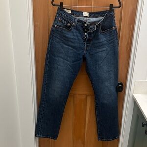 Levi's 501 Curve Dark Blue Jeans